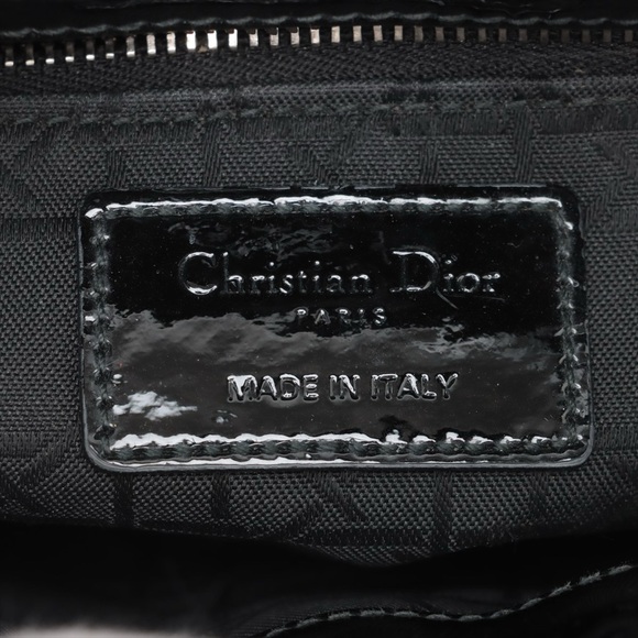 Christian Dior Lady Dior Black Mini Patent Leather - Picture 10 of 11